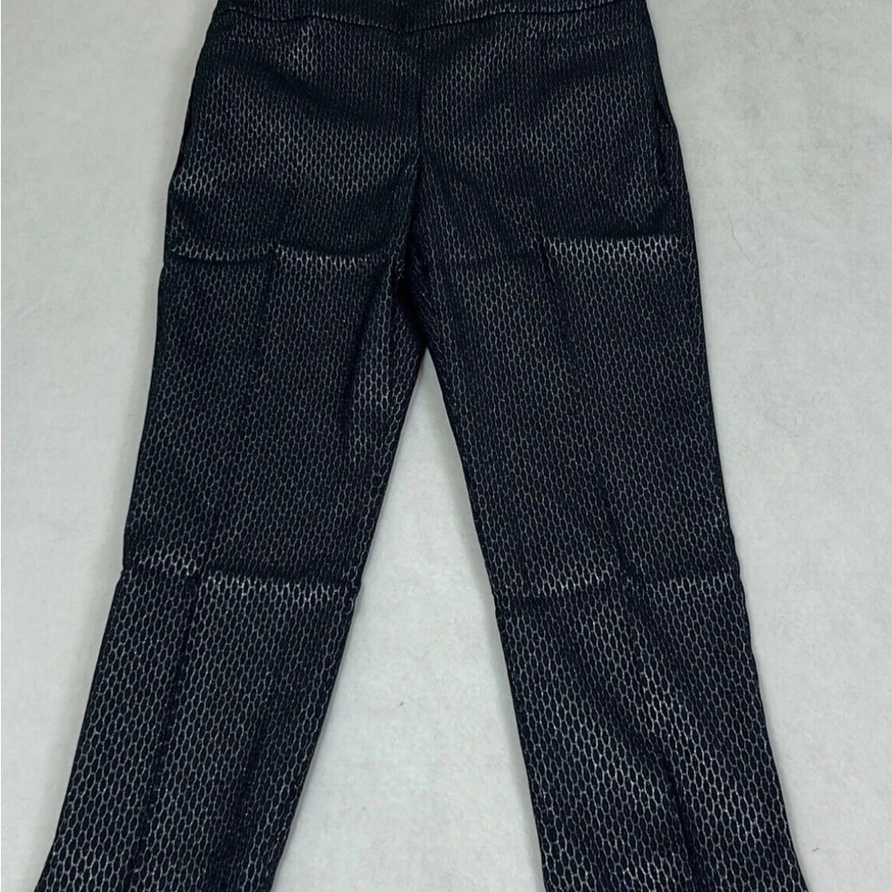 Stylish Black Patterned Pants